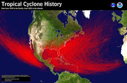 Tropical Storm Hurricane History