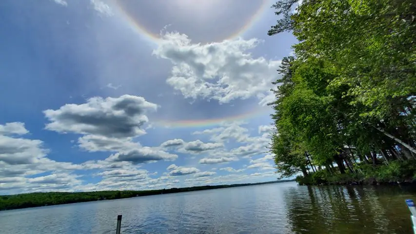 Double solar halo June 8