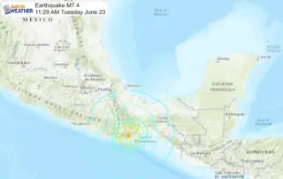 Earthquake M74 Mexico June 23