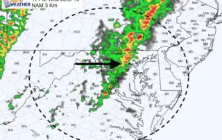 June 10 maryland weather storm radar Wednesday 11 PM