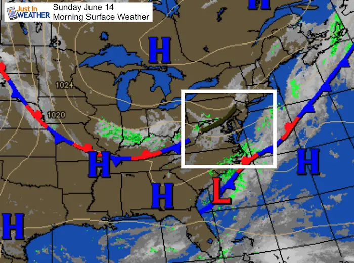 June 14 maryland weather Sunday morning