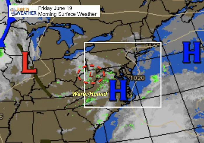 June 19 maryland weather Friday morning