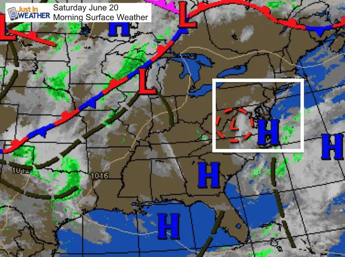 June 20 maryland weather Saturday morning