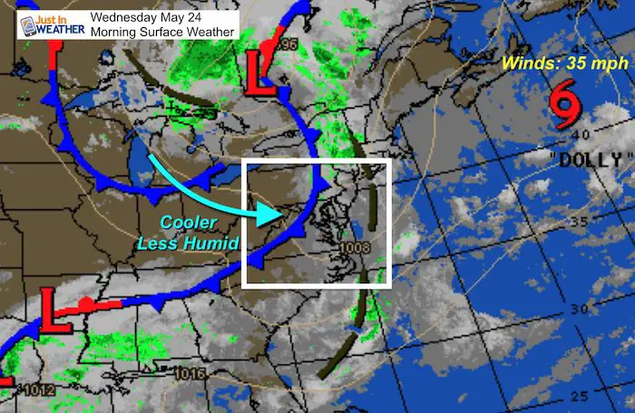 June 24 maryland weather Wednesday morning
