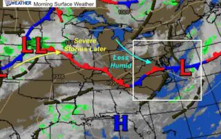 June 26 morning surface weather