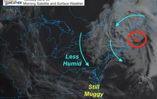 June 30 weather Tuesday morning satellite