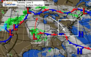 June 9 maryland weather Tuesday morning