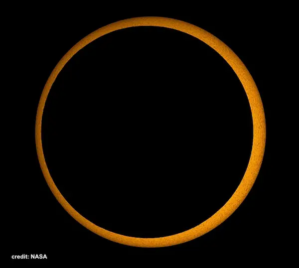 ring of fire eclipse NASA