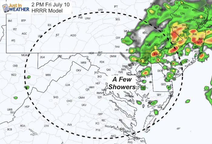 July 10 maryland weather tropical storm Fay rain 2 PM