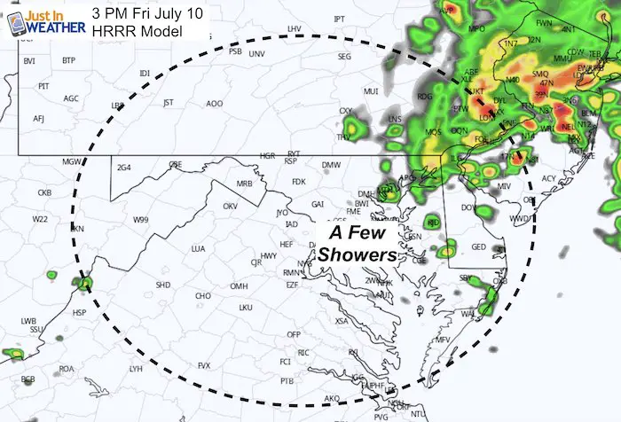 July 10 maryland weather tropical storm Fay rain 3 PM