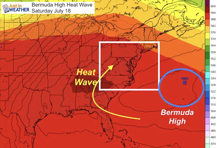 July 17 weather bermuda high heat wave