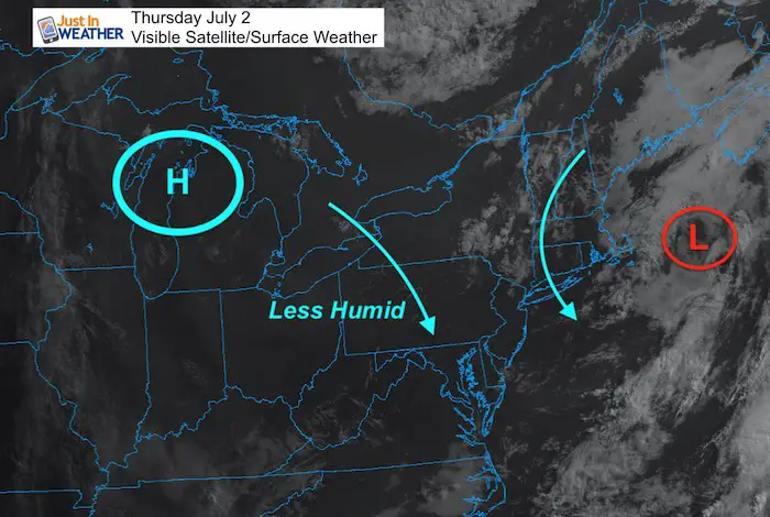 July 2 weather Thursday morning