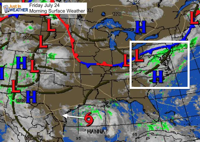 July 24 maryland weather Friday morning