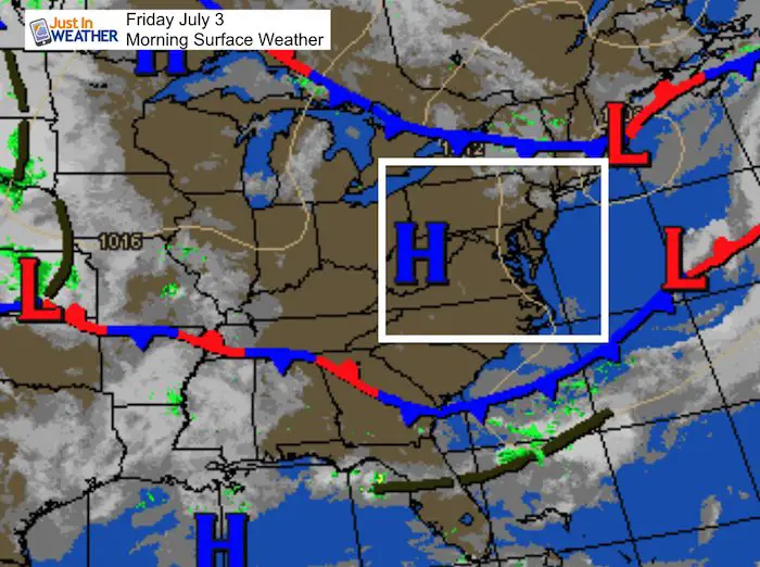 July 3 maryland weather Friday morning