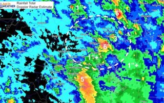 July 7 storm rainfall total