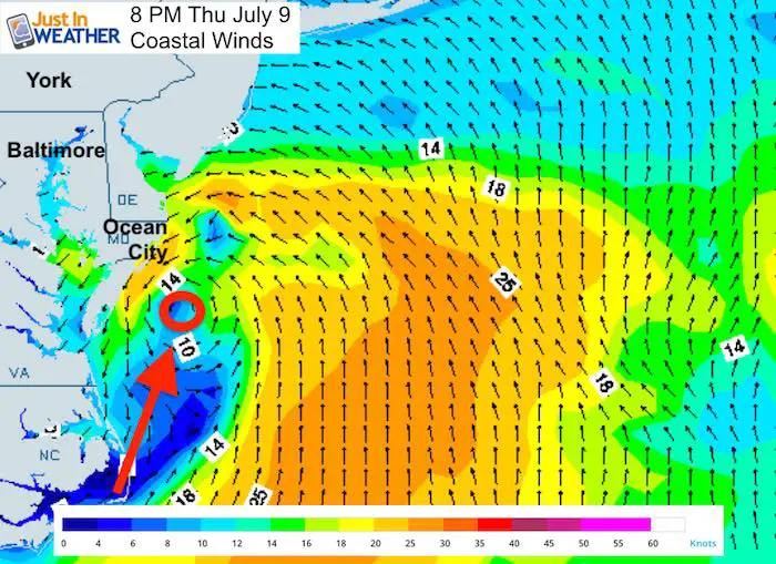 July 8 maryland weather tropical Low Thursday