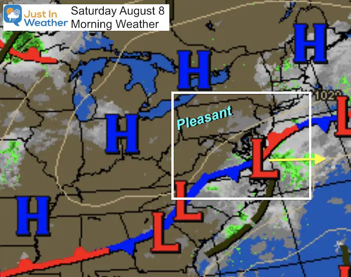 August 8 Maryland Weather Saturday Morning