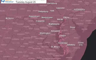 Severe Thunderstorm Watch Expanded August 25