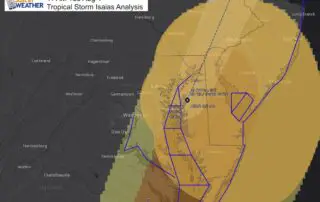 Tropical Storm Isaias Analysis Maryland