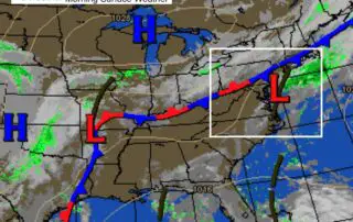 September 11 morning surface weather Friday