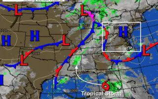 September 13 weather tropical storm sally Sunday