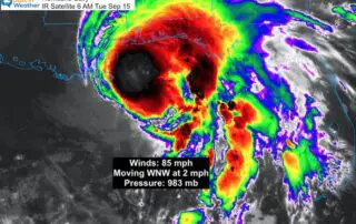 September 15 weather hurricane sally satellite Tuesday morning