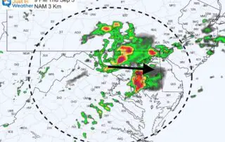 September 2 severe storm maryland weather radar Thursday 9 PM