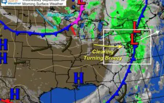 September 30 Wednesday morning surface weather