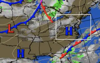 September 7 Labor Day morning surface weather