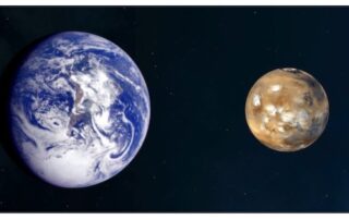 Eartth and Mars side comparison NASA