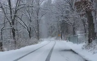 Winter Snow Outlook Road
