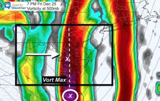 December 22 weather Christmas snow vorticity Friday PM 7 Close