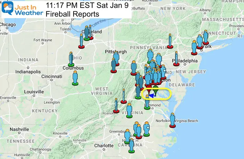 Fireball Sat Jun 9 1117PM