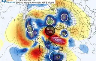 January 12 weather Polar Vortex northern hemisphere