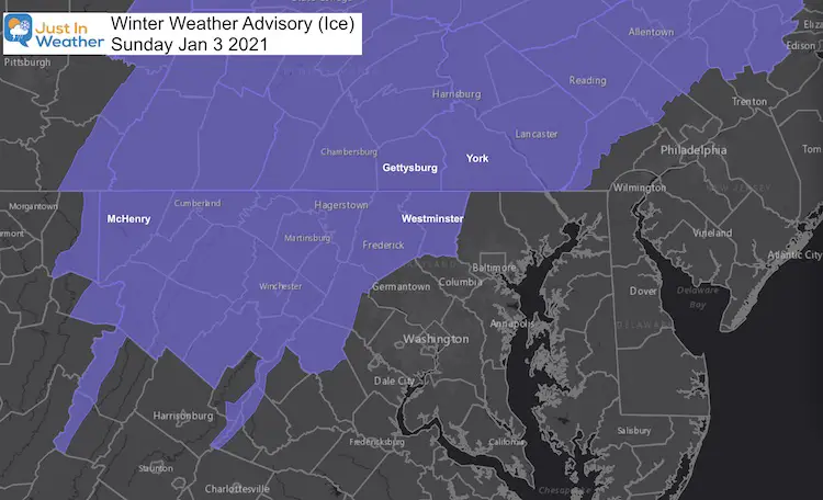 January 2 winter weather weather advisory