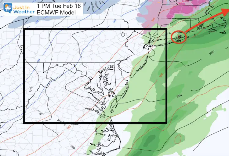 February 14 weather Tuesday ice PM 1