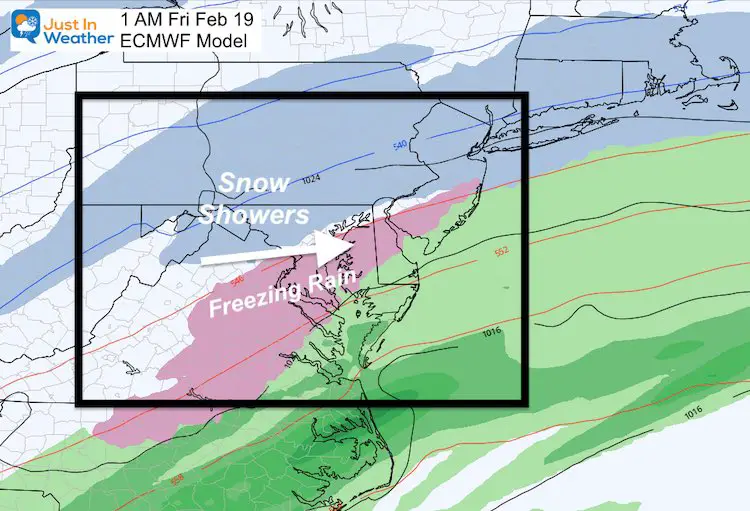 February 17 weather storm snow ice Friday AM 1