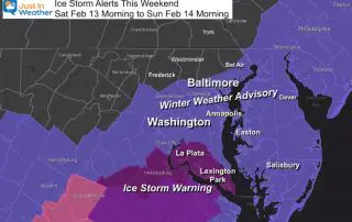 Ice Storm and Winter Weather Advisory starting February 13
