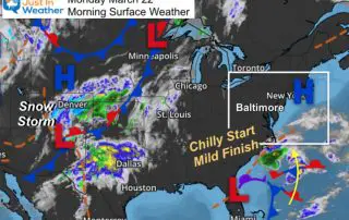 March 22 weather storm Monday morning