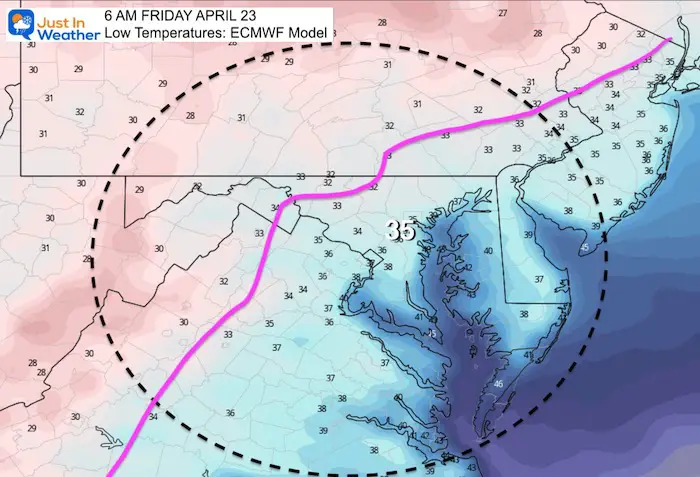 April-22-weather-low-temperatures-friday-ECMWF