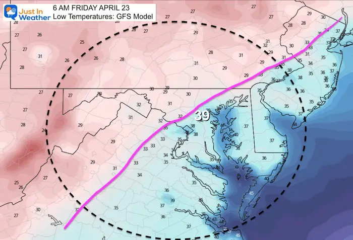 April-22-weather-low-temperatures-friday-GFS