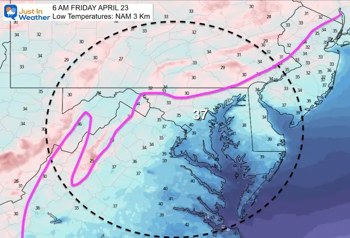April-22-weather-low-temperatures-friday-NAM