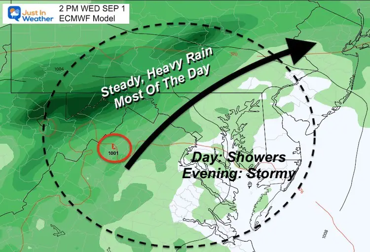 August-31-weather-ida-storm-rain-wednesdy-ECMWF